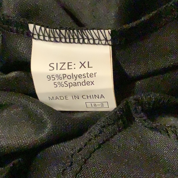 NWOT, never worn, black slip on jumpsuit, xl - Picture 5 of 8